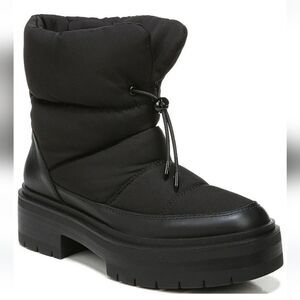 SAM EDELMAN Lakyn Womens Cushioned Footbed puffy black winter boots 5